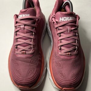 Hoka One One Pink Athletic Shoes